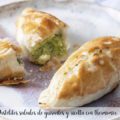 Pastelitos salados de guisantes y ricotta con thermomix