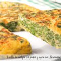 Tortilla de acelgas con jamón y queso con Thermomix