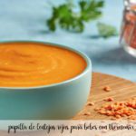 papilla de lentejas rojas para bebes con thermomix