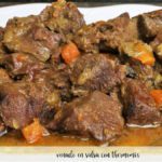 Venado en salsa con thermomix