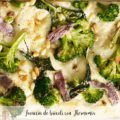 Focaccia de br&oacute;coli con Thermomix