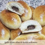 Bollitos de nata rellenos de chocolate con thermomix
