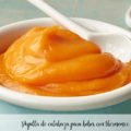 Papilla de calabaza para bebes con thermomix