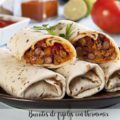 Burritos de frijoles con thermomix