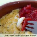 Tomate confitado con queso Provolone con thermomix