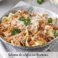 boloñesa de coliflor con thermomix