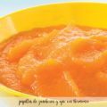 Papilla de zanahorias y apio para bebes con Thermomix