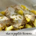 Atun en papillote con thermomix