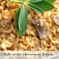 Risotto con setas a la cerveza con Thermomix