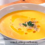 crema de calabaza con Thermomix