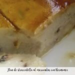 Flan de stracciatella al microondas con thermomix