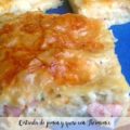Costrada de jam&oacute;n y queso con Thermomix