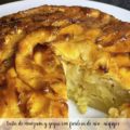 tarta de manzana y yogur con freidora de aire -airfryer