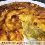 tarta de manzana y yogur con freidora de aire -airfryer