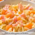 Pasta con melón y jamón con thermomix