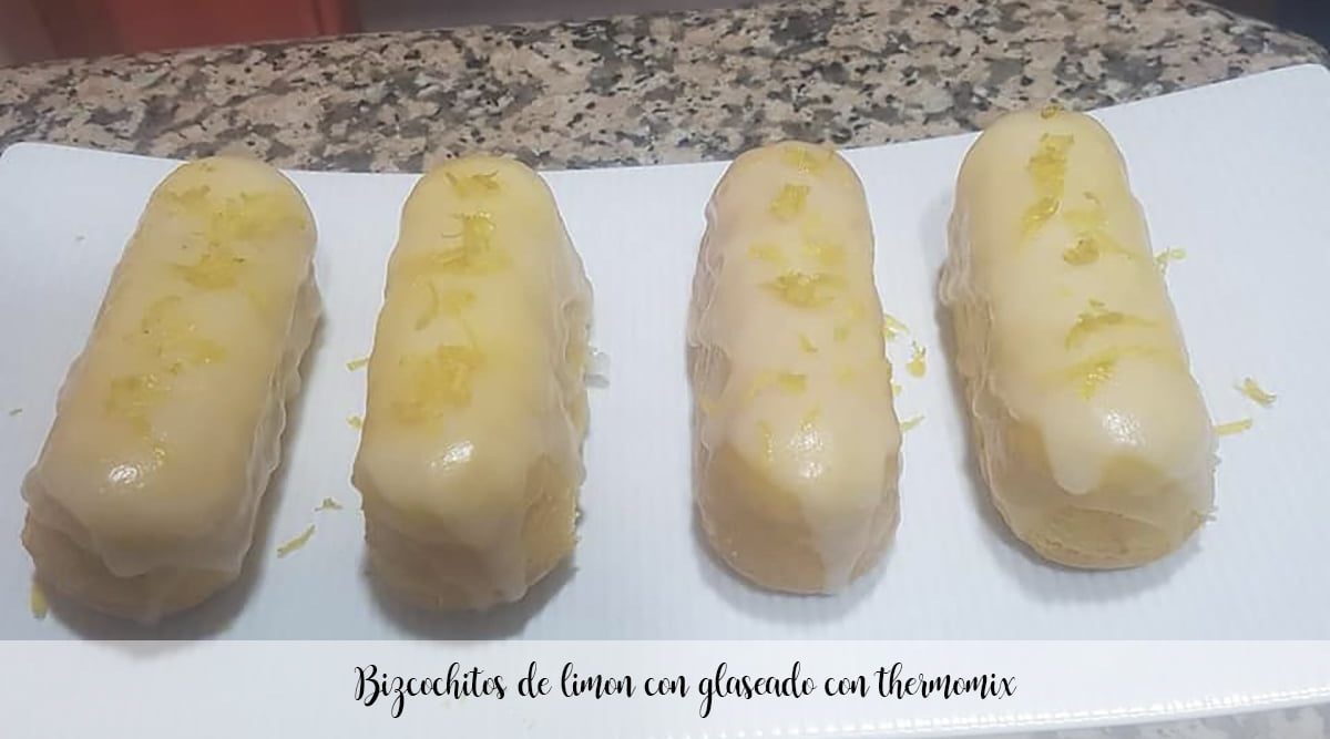 Pan di spagna al limone con glassa Bimby