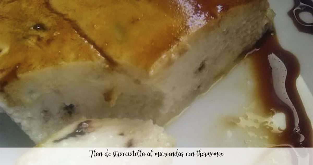 Sformato di stracciatella al microonde con Bimby