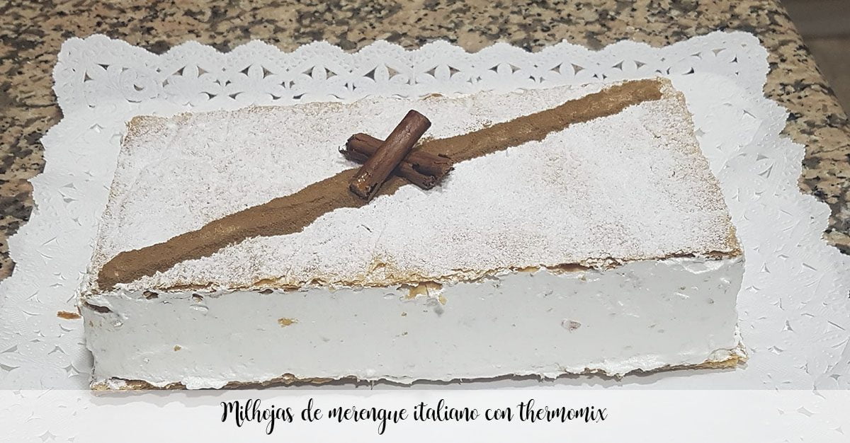 Strudel di meringa italiana con Bimby
