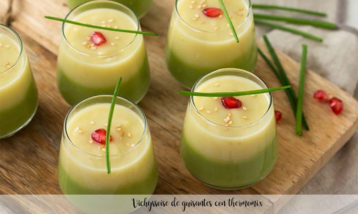 Vichyssoise di piselli con Bimby