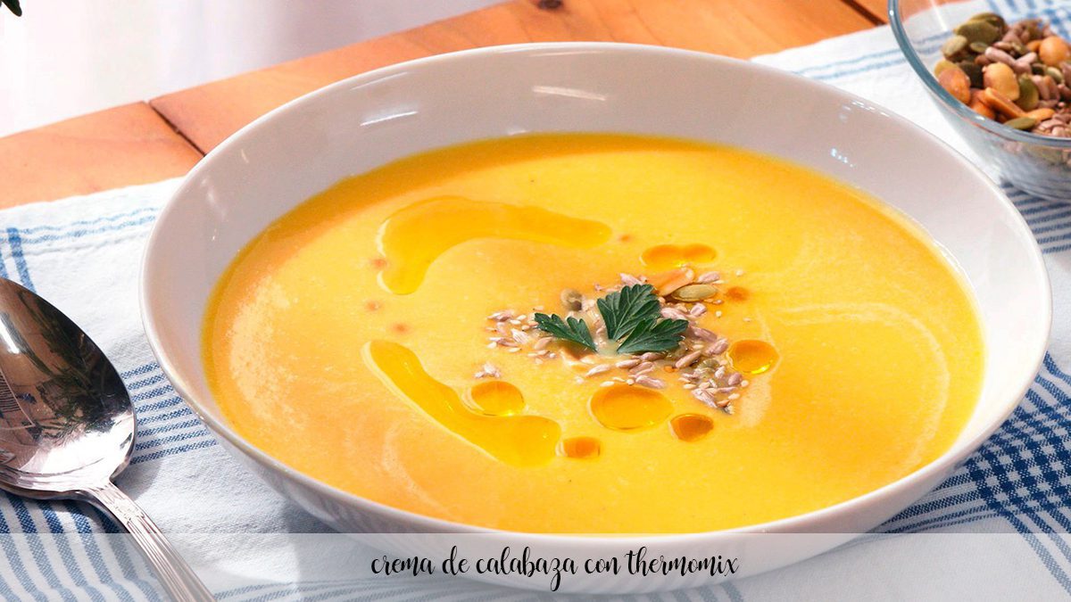 Crema di zucca con Bimby