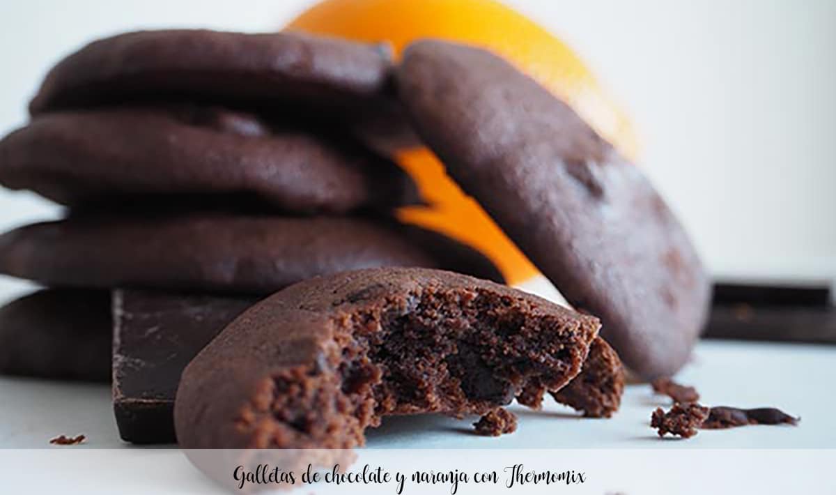 Biscotti al cioccolato e arancia con Bimby