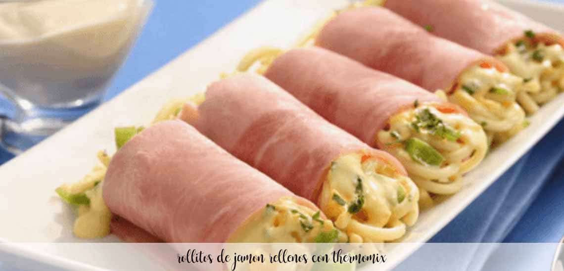 involtini freddi di prosciutto cotto ripieni di Bimby