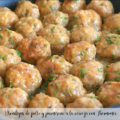 Albóndigas de pollo y parmesano a la cerveza con Thermomix