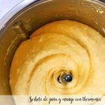 Sorbete de pi&ntilde;a y mango con thermomix