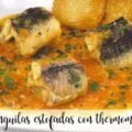 Anguilas estofadas con thermomix
