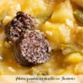 Patatas guisadas con morcilla con Thermomix