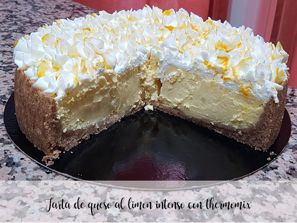 Cheesecake al limone intenso con Bimby