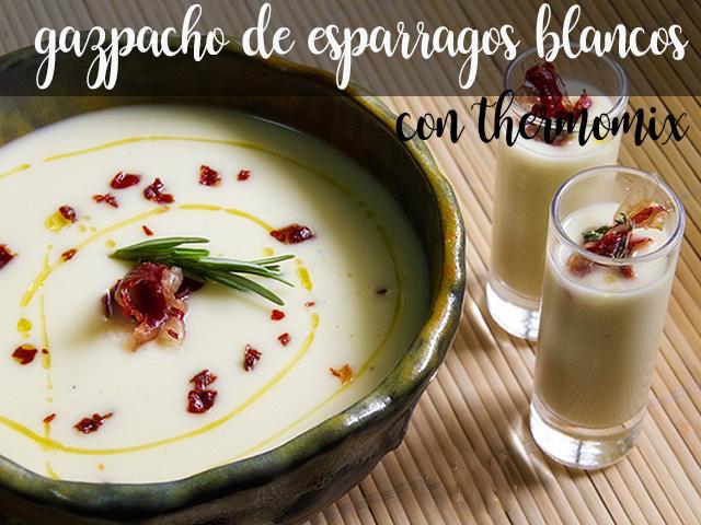 Gazpacho di asparagi bianchi con Bimby