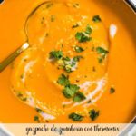 Gazpacho leggero di carote con Bimby