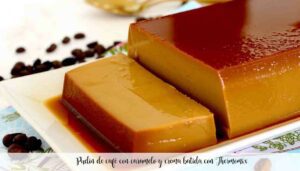 Budino al caffè con caramello e panna montata con Bimby