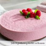Tarta de frambuesas y chocolate con thermomix