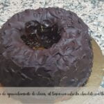 Bizcocho de aprovechamiento de claras, al lim&oacute;n con cubierta chocolate con thermomix