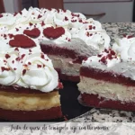 Tarta de queso de terciopelo rojo con thermomix