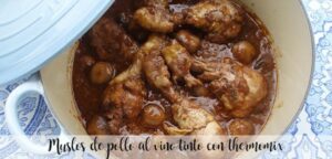 Cosce di pollo al vino rosso con bimby