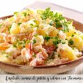 Ensalada cremosa de patata y salm&oacute;n con Thermomix