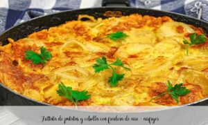 Frittata di patate e cipolle con friggitrice ad aria – airfryer
