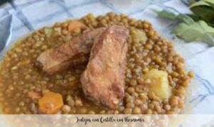 Lenticchie con costola con bimby