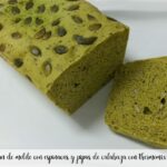 Pan de molde con espinacas y pipas de calabaza con thermomix