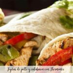 Fajitas de pollo y calabac&iacute;n con Thermomix