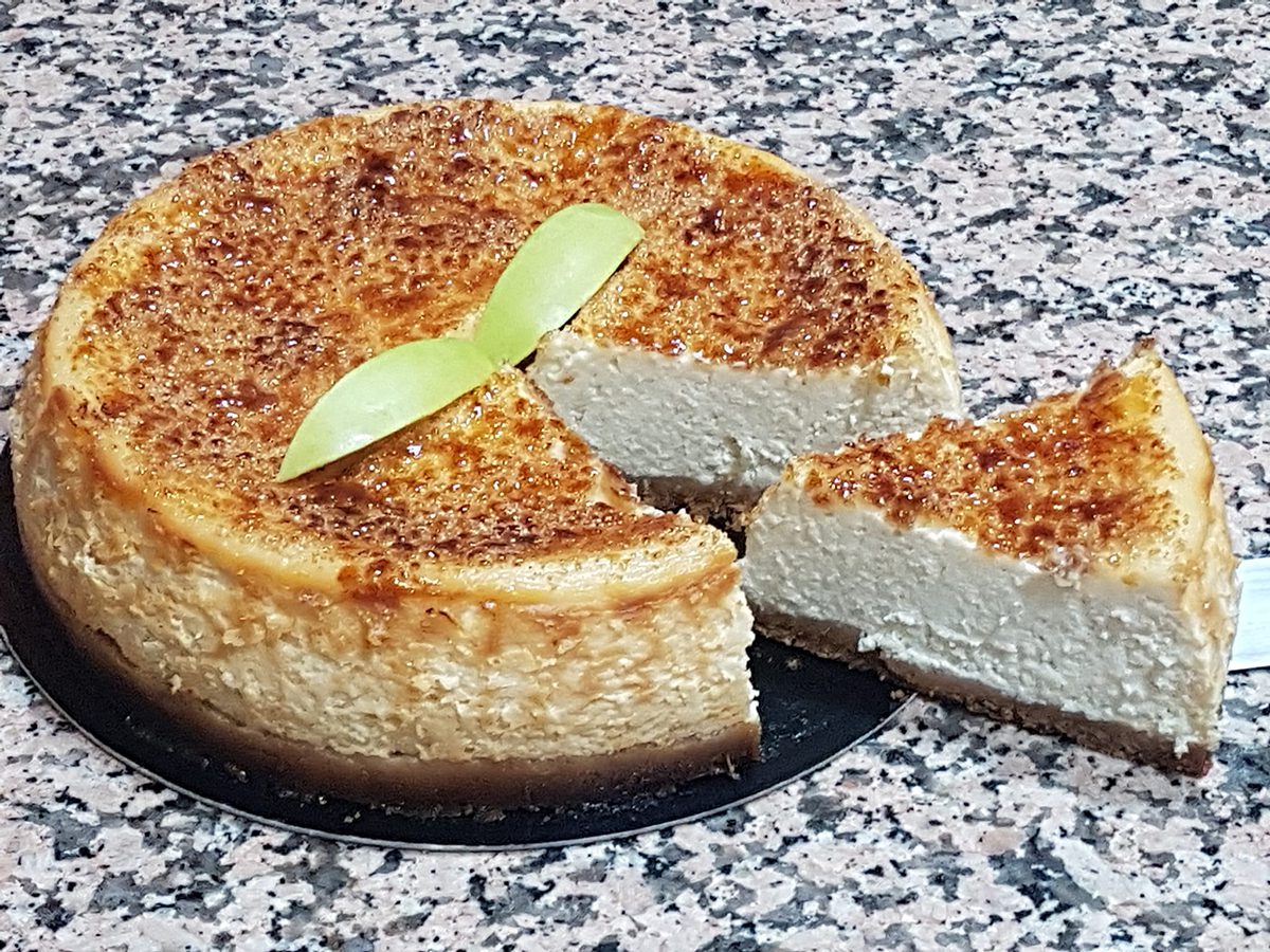 Torta brul&eacute;e con formaggio e mele con Bimby
