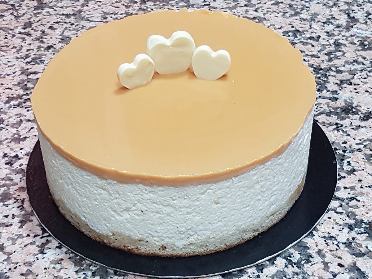 Torta con mousse al cioccolato e caramello con Bimby