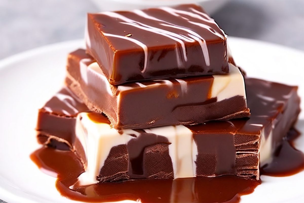 Barrette al caramello e crema al cioccolato crudo con Bimby