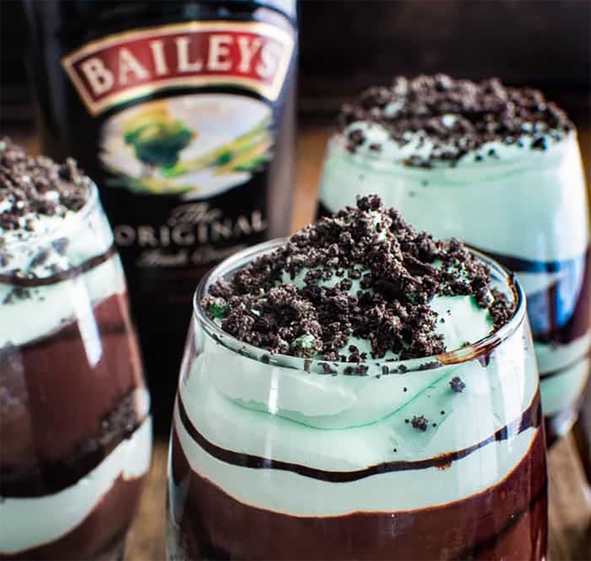 Budino al cioccolato e menta Baileys con Bimby