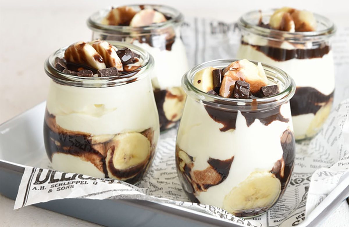 Dessert bananensplit con Bimby