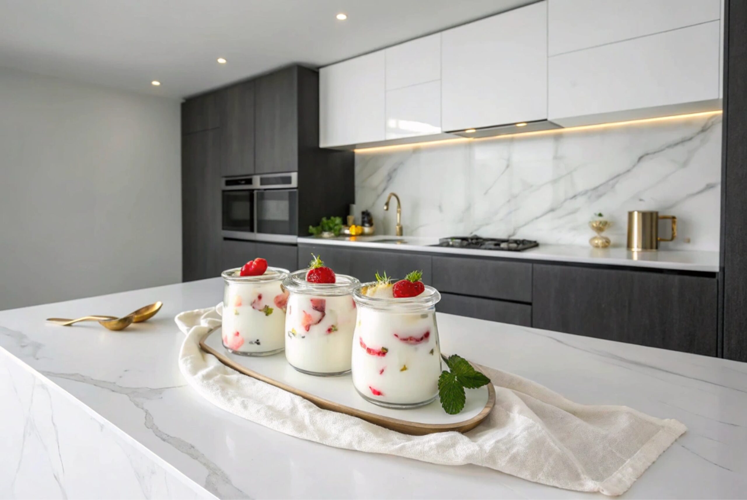 Tazze di fragole e formaggio con Bimby