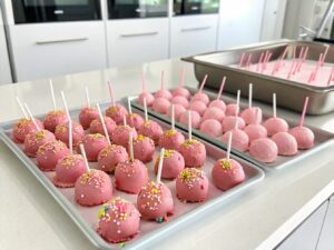 Cake Pops della Pantera Rosa con Bimby